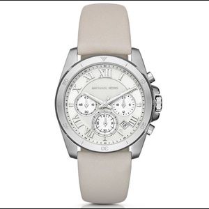 Michael Kors Women's Brecken Chrono Leather Watch